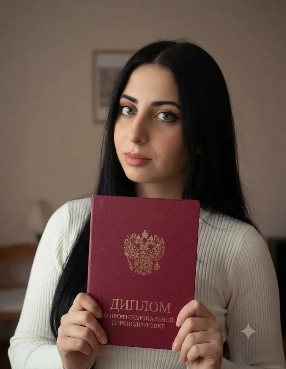 Диплом о профессиональной переподготовке — Рипсиме Варданян